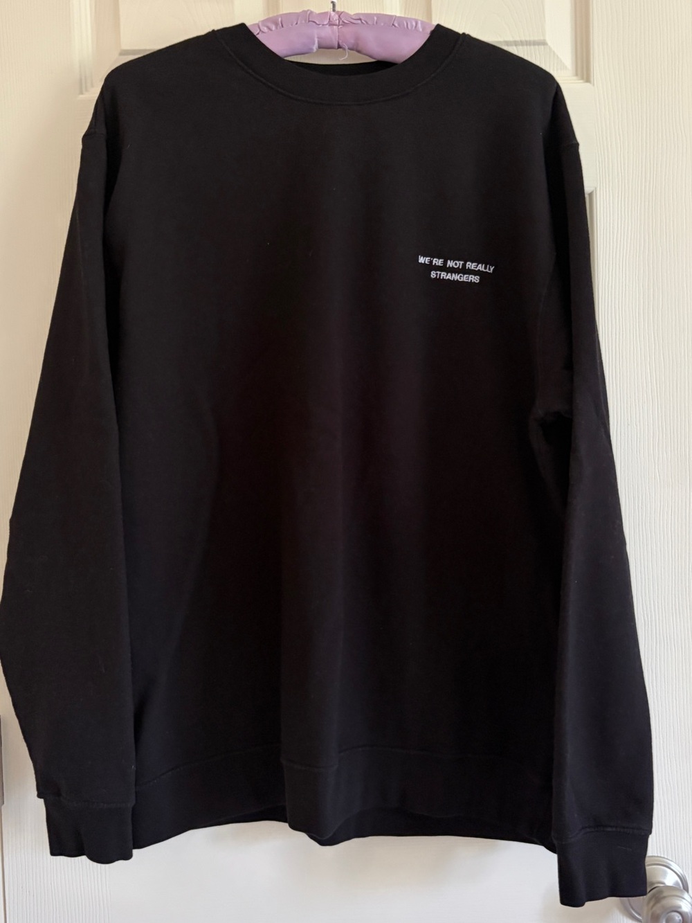 Inside We’re All The Same Black Sweatshirt - We're Not Really Strangers Size 2XL